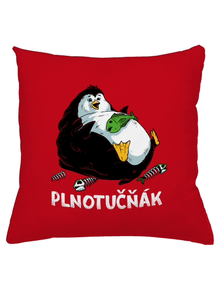 Plnotučňák polštář Red