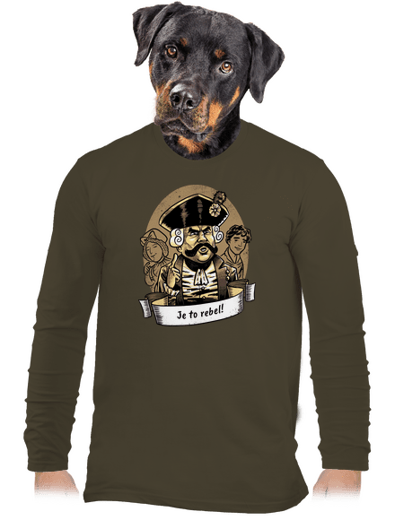 B14: S čerty nejsou žerty pánské dlouhý rukáv Urban Khaki