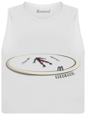 Dead in pool dámské tílko volné White