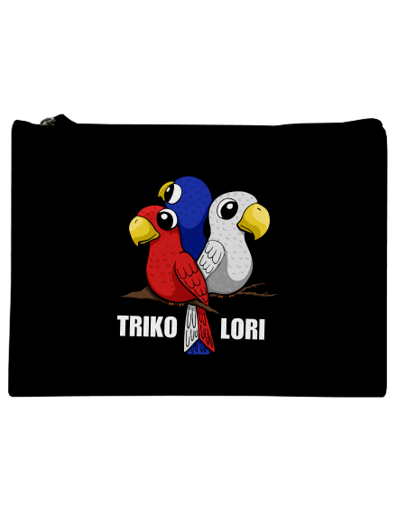Trikolori taštička Black