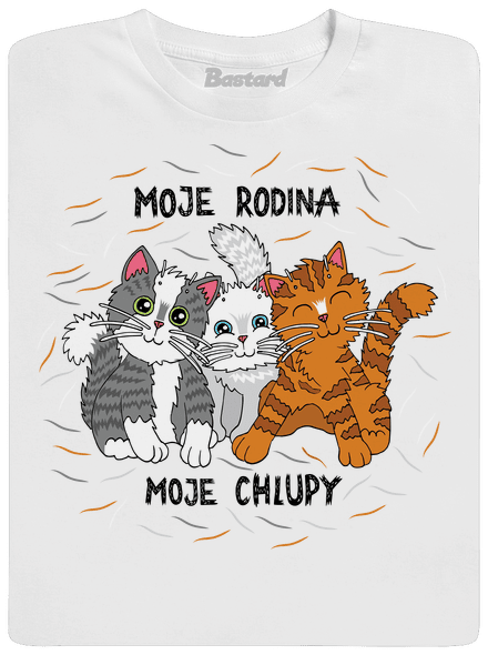 Moje rodina dětské tričko White