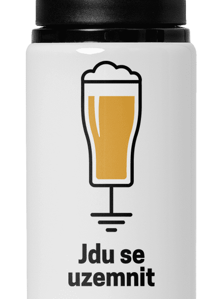 Jdu se uzemnit lahev na vodu White