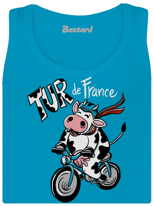 Tur de France dámské tílko klasické Blue Atol