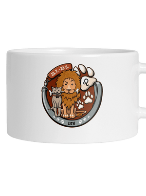 Psí horoskop: Lev hrnek makronka White