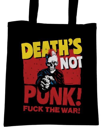 Death's not punk taška Black