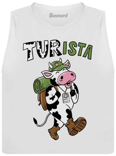 Tur na cestách dámské tílko volné White