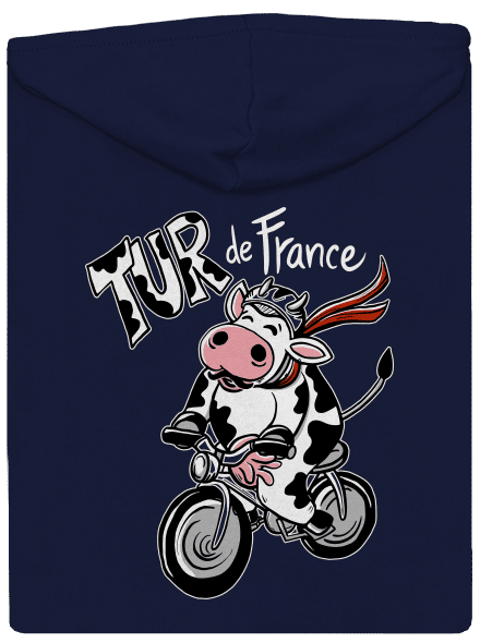 Tur de France pánská mikina na zip Navy