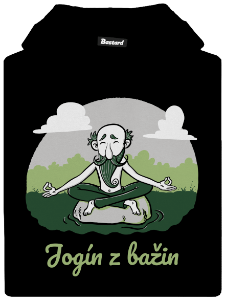 Jogín z bažin dětská mikina klokanka Black