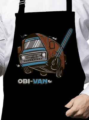 Obi-Van zástěra Black