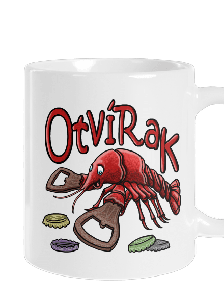 Otvírak klasický hrnek White