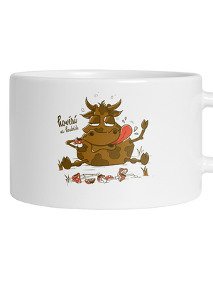 Hovězí na houbách hrnek makronka White