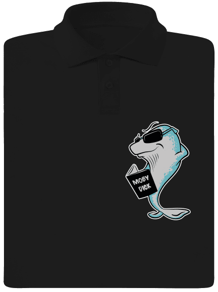 Moby Dick pánská polokošile Black