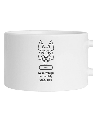 Nemůžu, mám psa hrnek makronka White