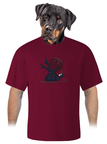 Catwoman unisex tričko oversized Garnet