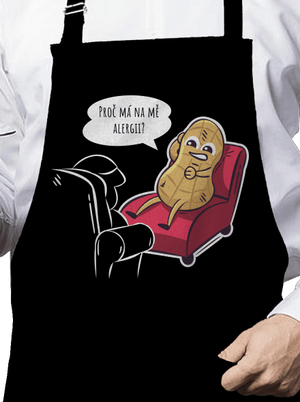 Alergeny u psychologa zástěra Black