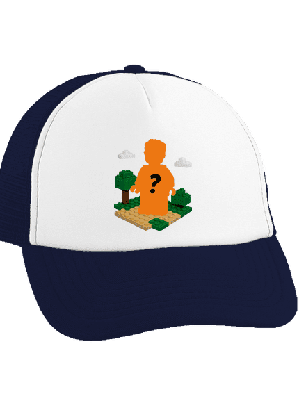 Lego postava z vlastní fotky kšiltovka truckerka French Navy cap