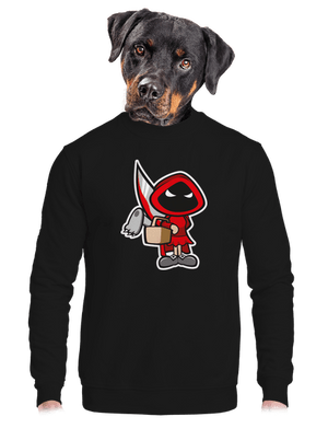 unisex mikina bez kapuce