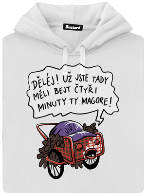 Jiří kára dámská mikina klokanka White