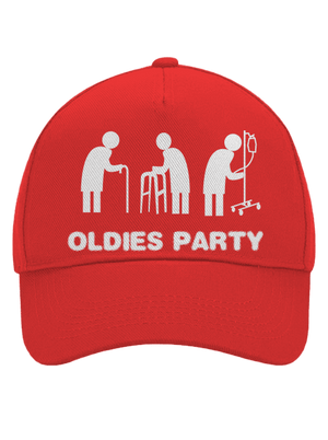 Oldies party kšiltovka baseballka Classic Red