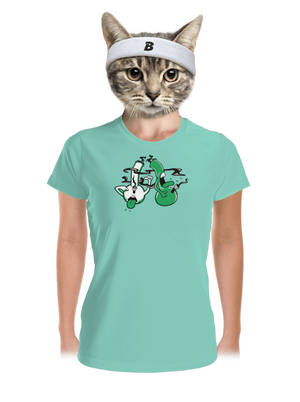 Bongo kašel dámské sportovní tričko Mint Mal