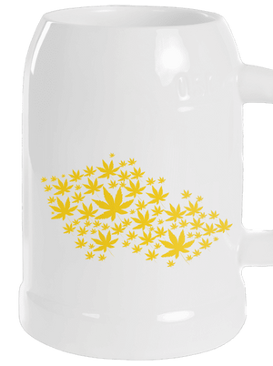 Ganja country půllitr White