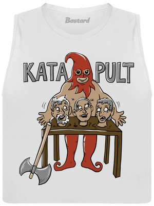 Kata pult dámské tílko volné White