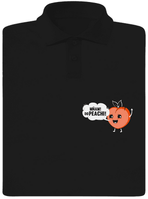 Mňam do peachi pánská polokošile Black