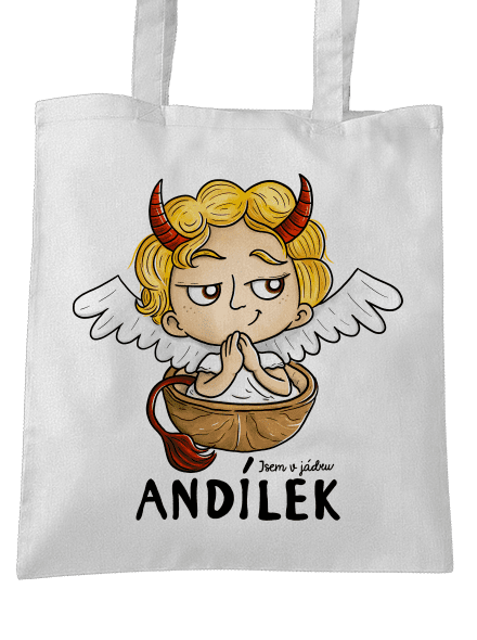 Andílek taška White