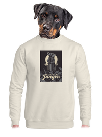 unisex mikina bez kapuce