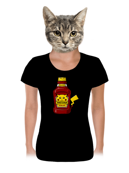 Piketchup dámské tričko Black