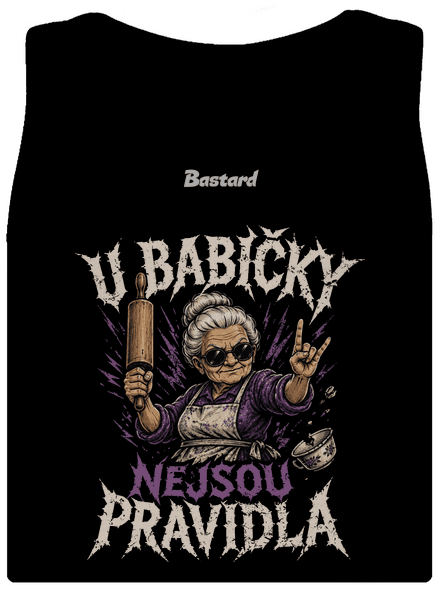 U babičky dámské tílko klasické Black
