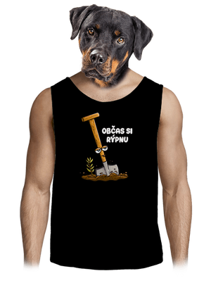 Občas si rýpnu pánské tílko Black