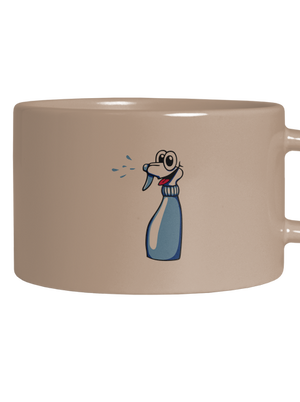 Orchidej a rozprašovač hrnek makronka Brown Macaron