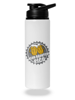 Klub řádných píčů lahev na vodu White