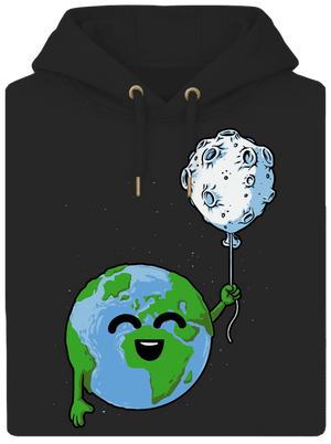 Balónek unisex mikina premium Dark Black