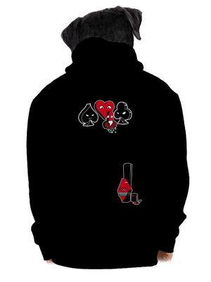 Vetřelec pánská mikina na zip Black