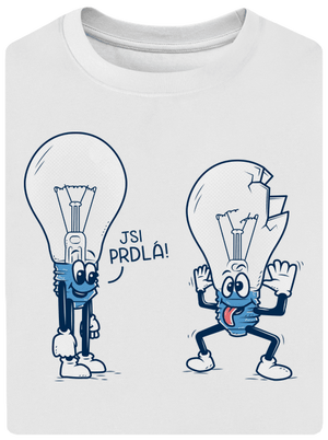 Prdlá unisex tričko oversized White