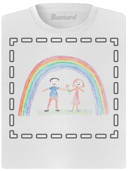 Dětské kresby - nahraj vlastní dámské sportovní tričko White