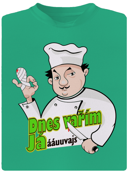 Dnes vařím já pánské sportovní tričko Mint Mal
