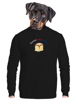 unisex mikina bez kapuce