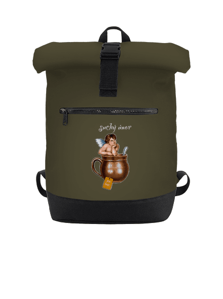 Suchý únor batoh Military Green