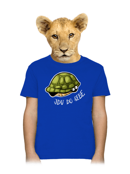 Jdu do sebe dětské tričko Royal Blue