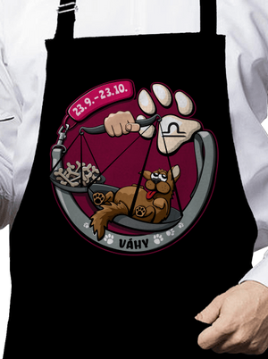 Psí horoskop: Váhy zástěra Black