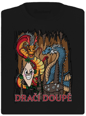 Dračák dámské sportovní tričko Black