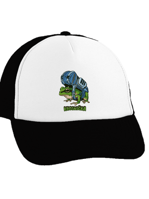 Krosnička kšiltovka truckerka Black cap