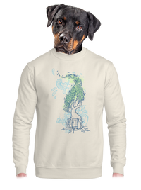 unisex mikina bez kapuce