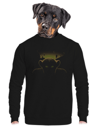 unisex mikina bez kapuce