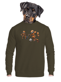 unisex mikina bez kapuce