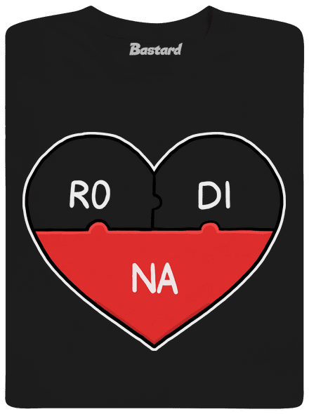 Rodinné puzzle - NA pánské tričko Black