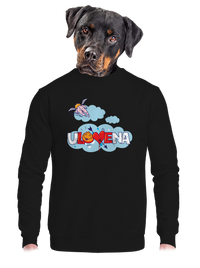 unisex mikina bez kapuce